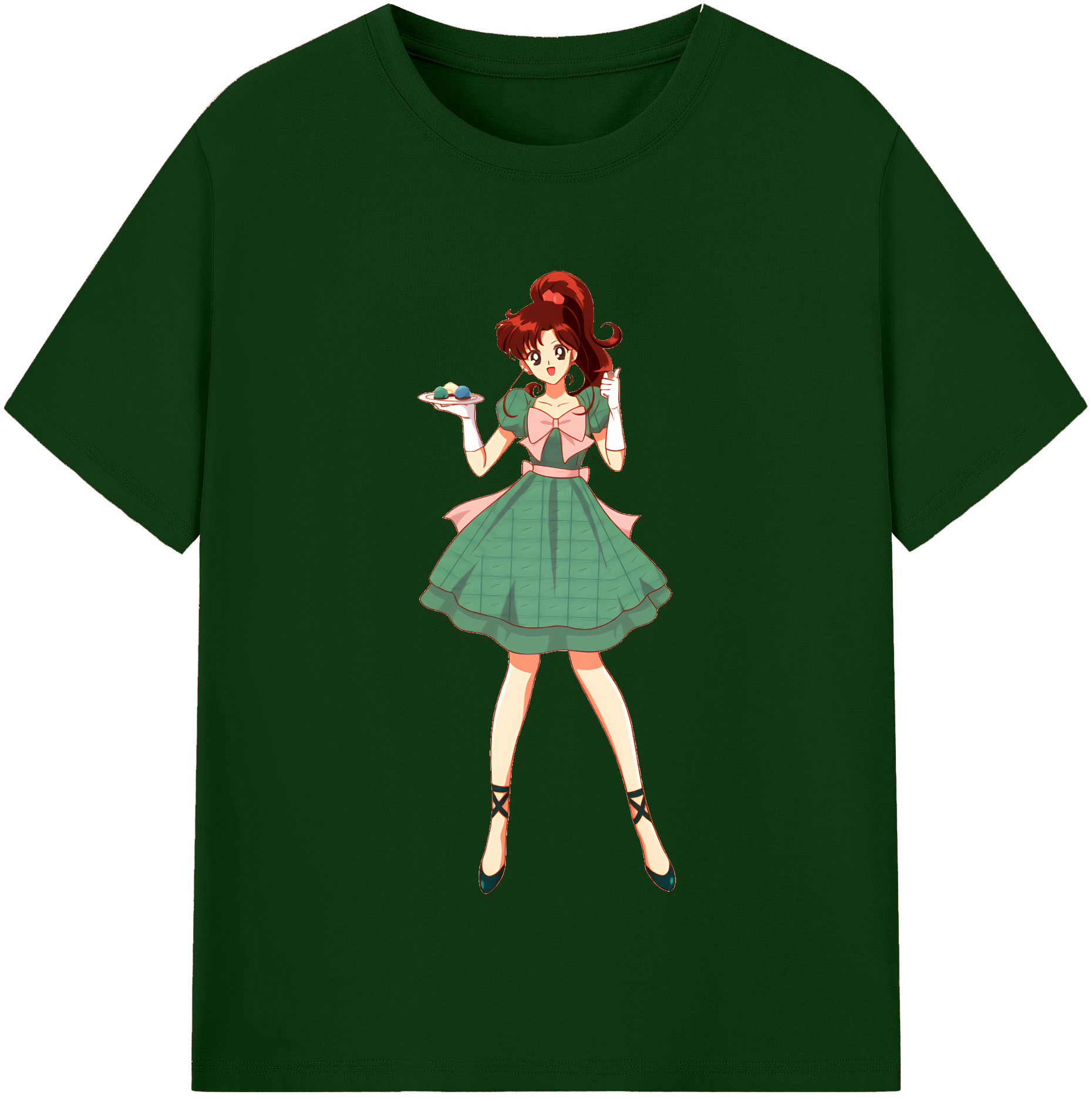 （画像用） 美少女戦士セーラームーン 木野 まこと きの まこと Sailor Moon Kino Makoto （セーラージュピター；Sailor Jupiter） 綿100％半袖Tシャツ（フロントプリント）